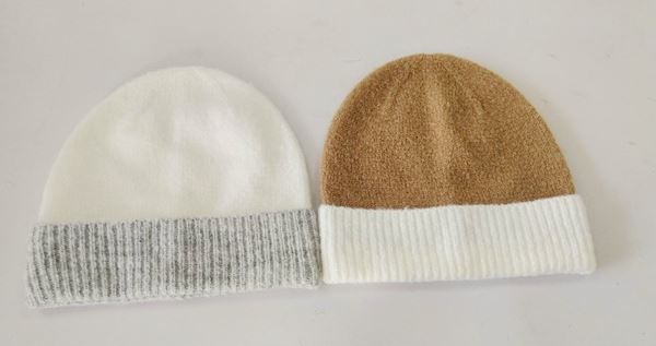 Two Colors Knitted Hats