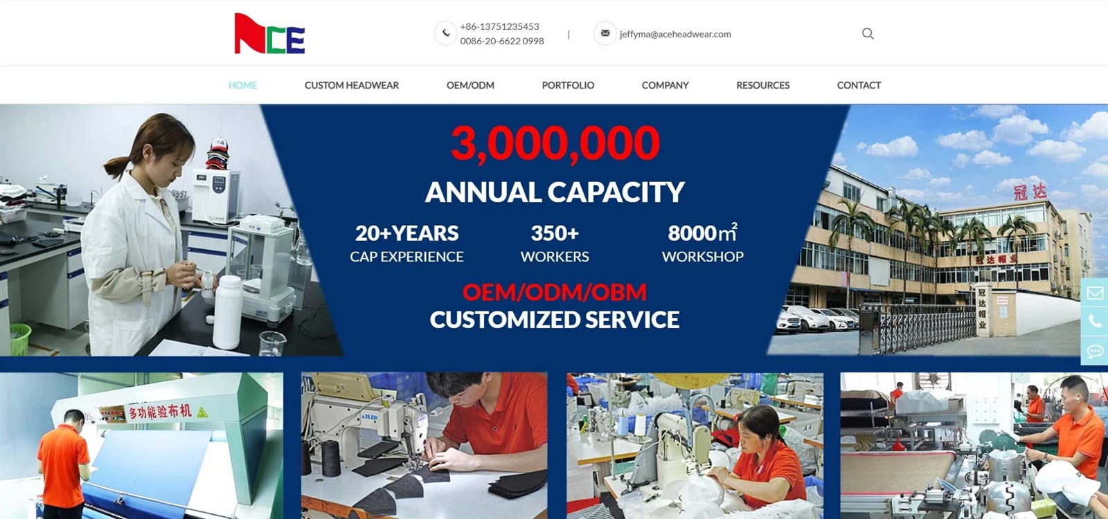 Ace Headwear Manufacturing Co., Ltd. Ace Headwear Manufacturing Co., Ltd.
